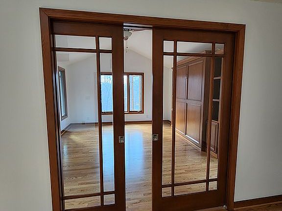 Looking into the den