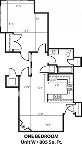 One Bedroom W One Bedroom W