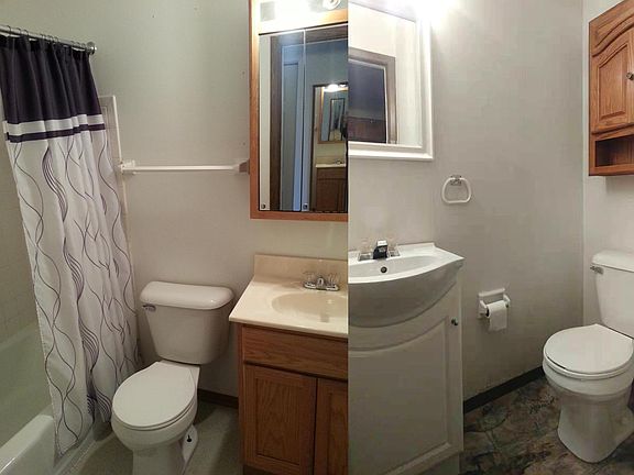 full bath and half bath