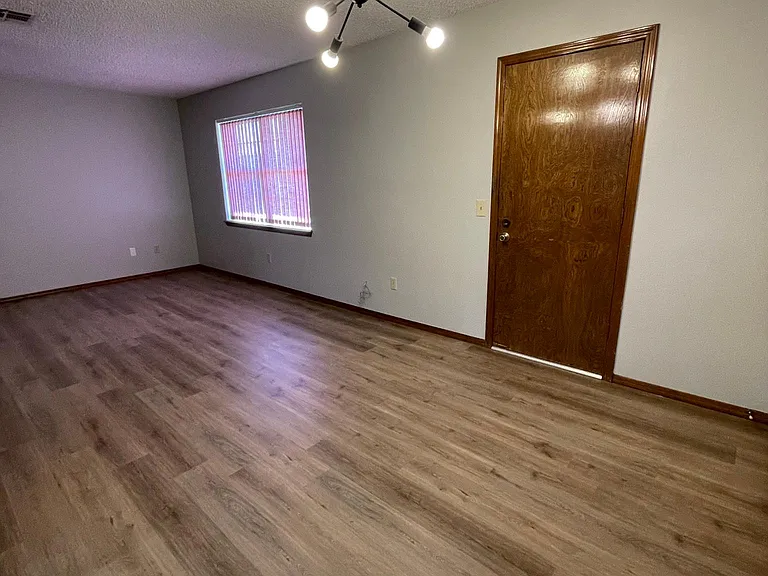 Dining, patio door, living room