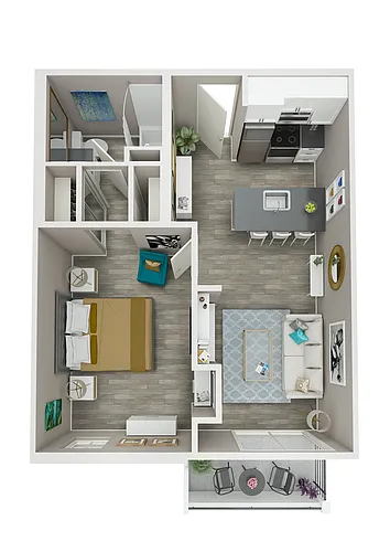 Floor plan Marston