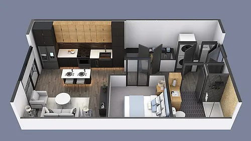 Floor plan Studio
