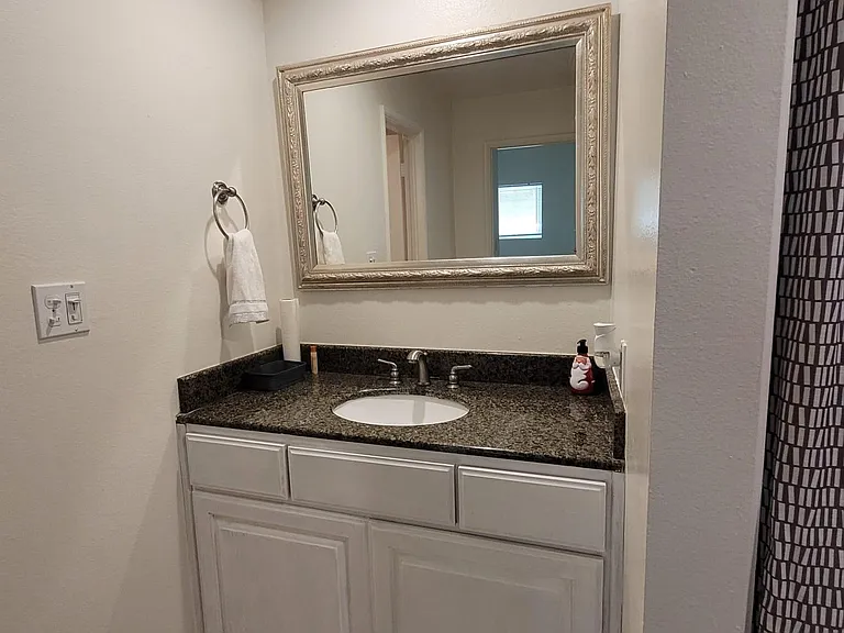 Sink in hallway