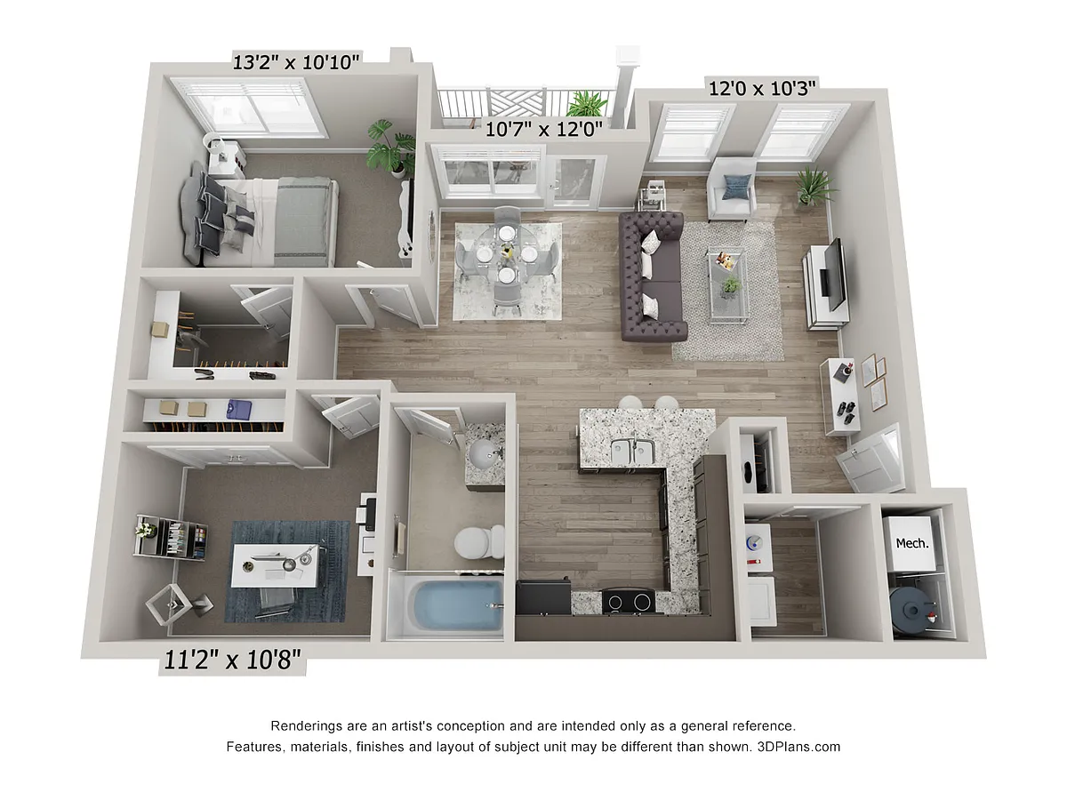 Floor plan Dixie