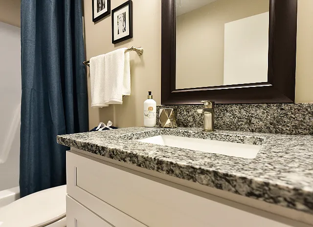Bathroom + Granite Counters