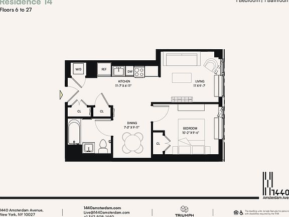 2nd image of 1440 Amsterdam Ave #1014