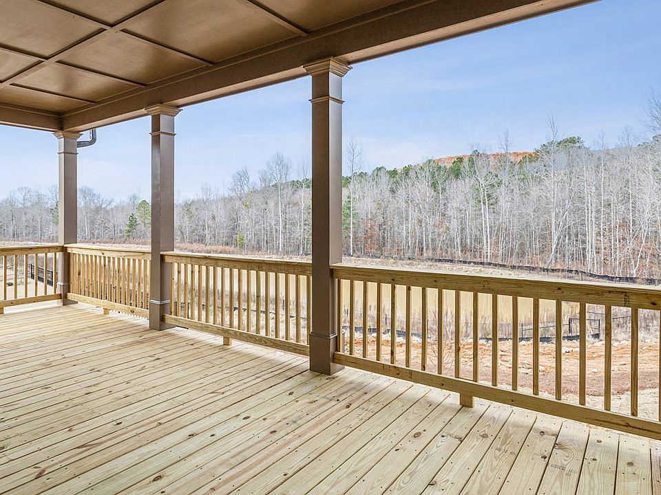 Second Floor Porch with view from rear of home