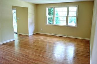 Living room looking toward the front door