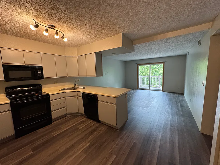 View From Kitchen into Living Area