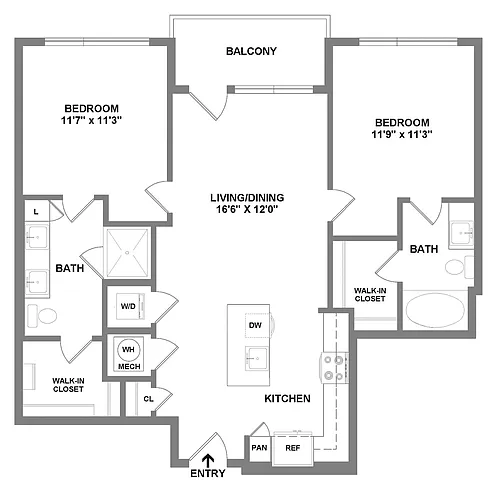 Floor plan B1-999