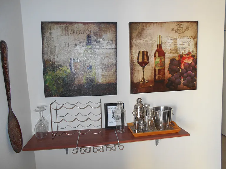 Wine Bar in Dining Area