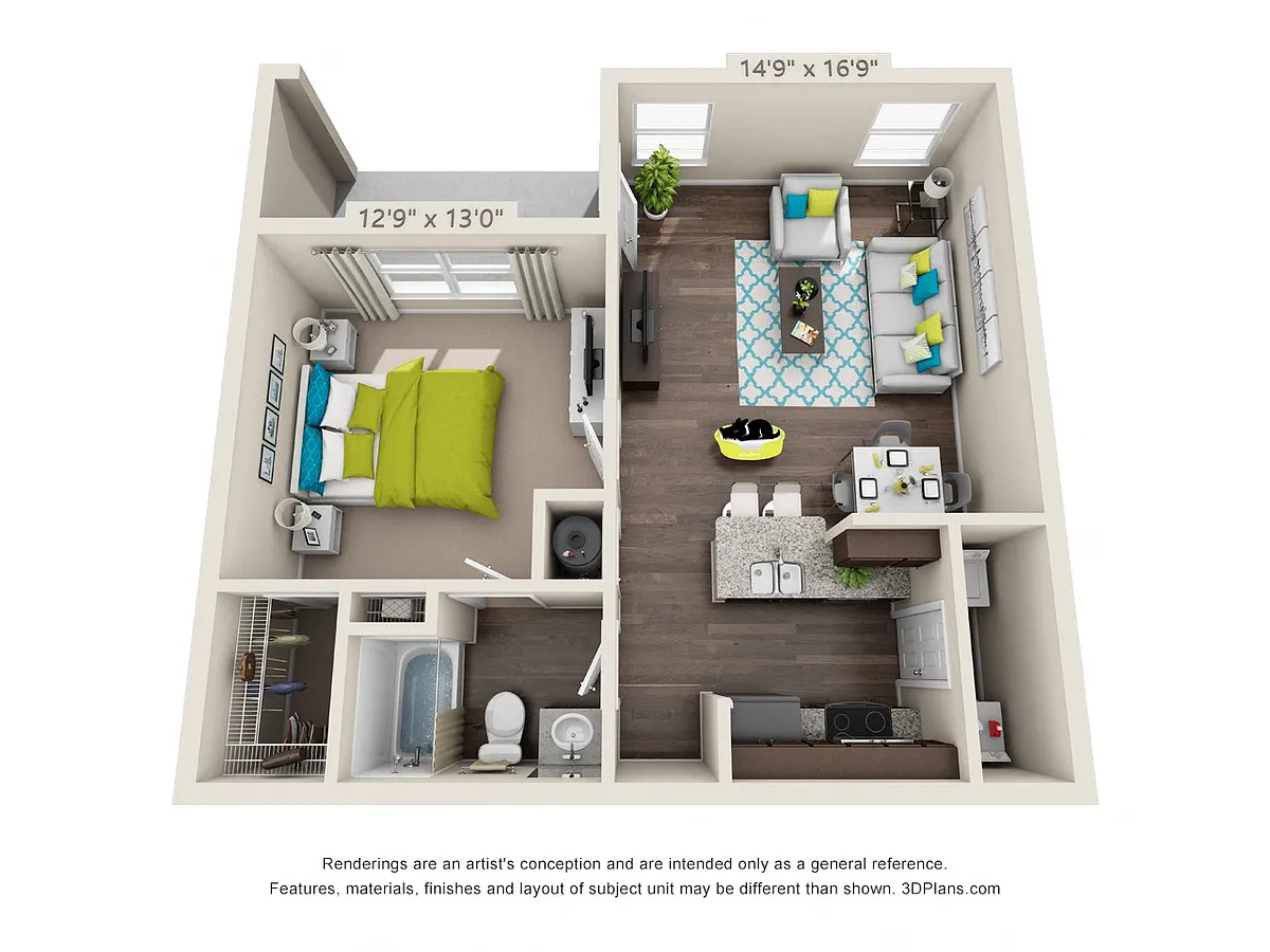 Floor plan A1G