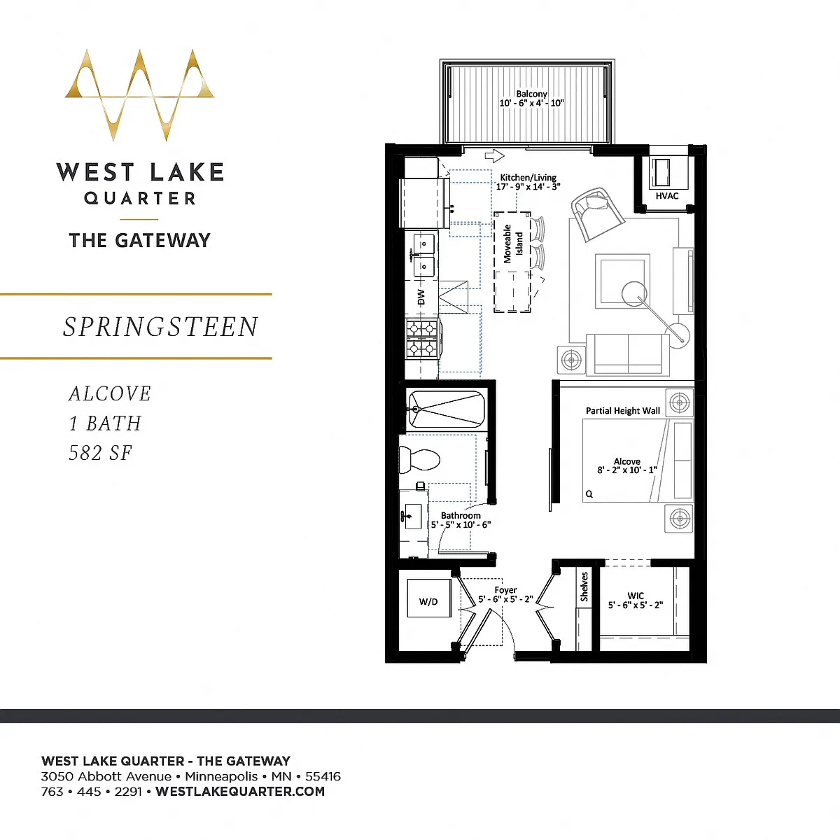 Floor plan Springsteen - ALCOVE