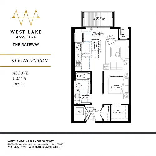 Floor plan Springsteen - ALCOVE