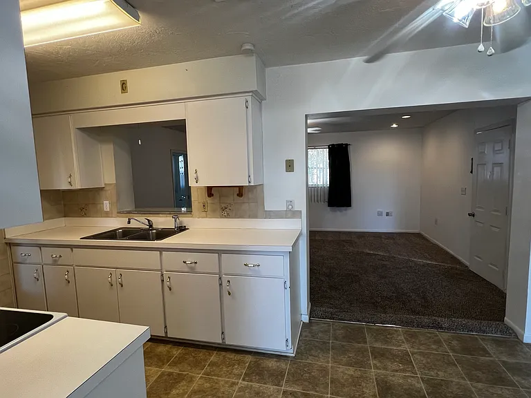 Kitchen into Family Room