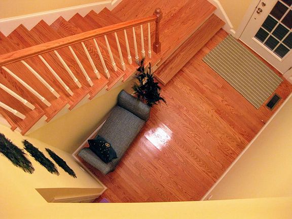 Two story foyer