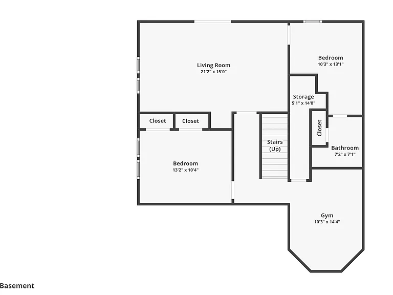 Garden-level basement suite