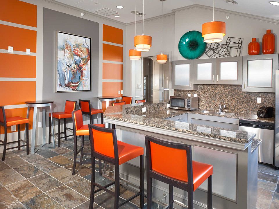 Clubhouse with Stainless Steel Kitchen Appliances