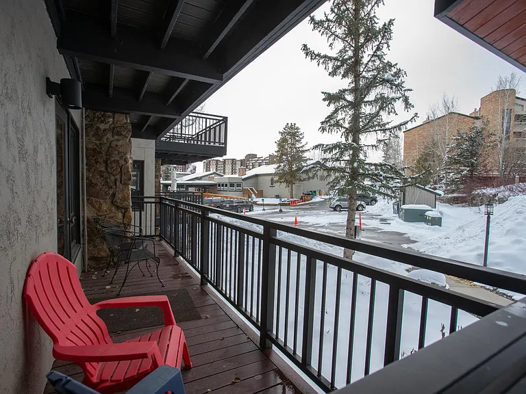 Private Deck off Living Room