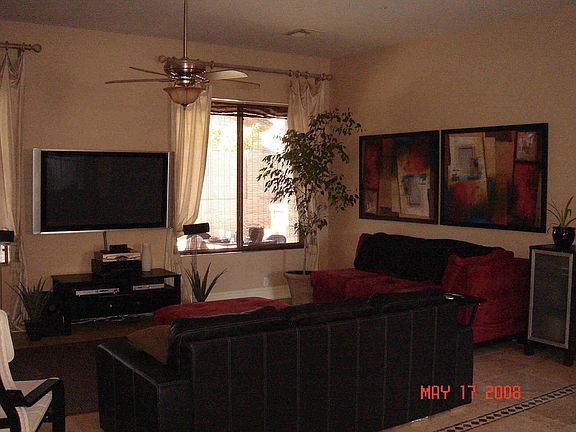 Large great room, open floor plan. New 18" Travertine