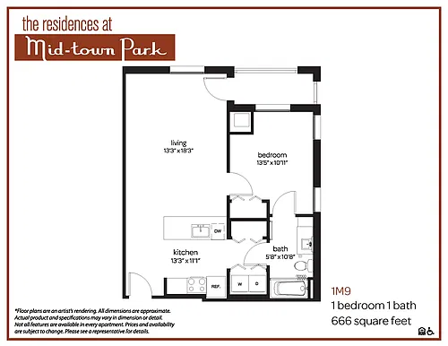 Floor plan 1M9