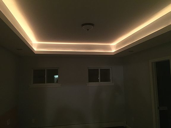 Master vaulted ceiling. 