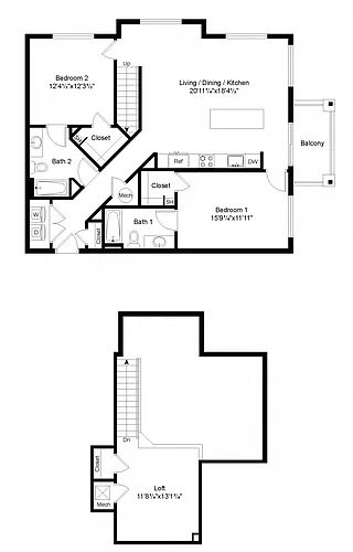Floor plan B2 Loft