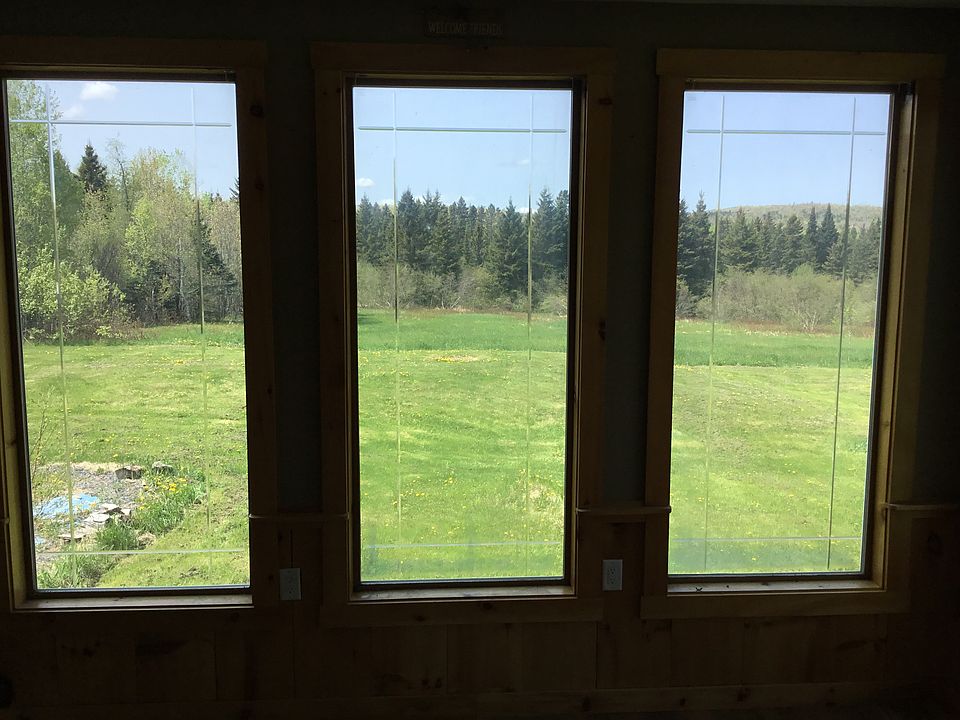 Back yard view from new room