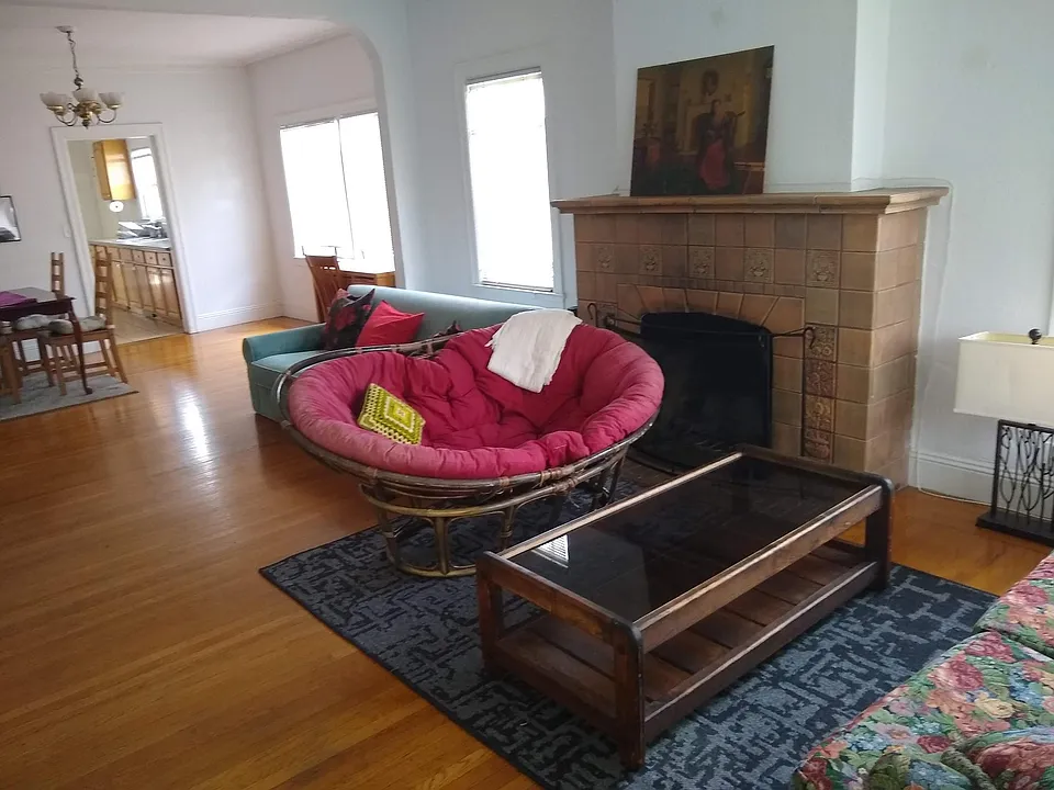 Fire place in living room