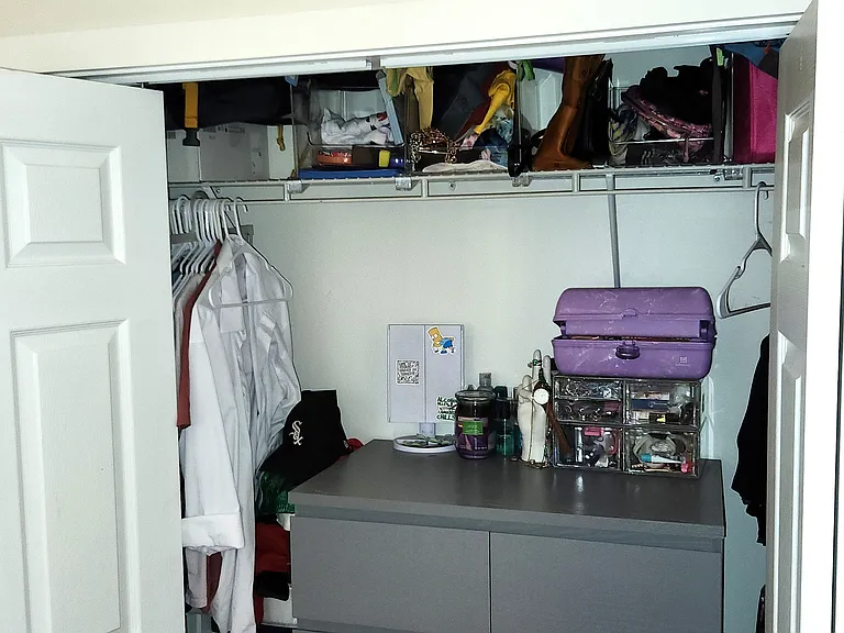 Larger bedroom closet