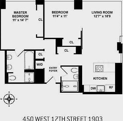 2nd image of 450 W 17th St APT 1903