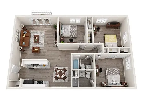 Floor plan C2P Floor Plan (Renovated): Limited Availability