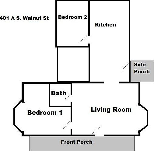 2nd image of 401 S Walnut St #A