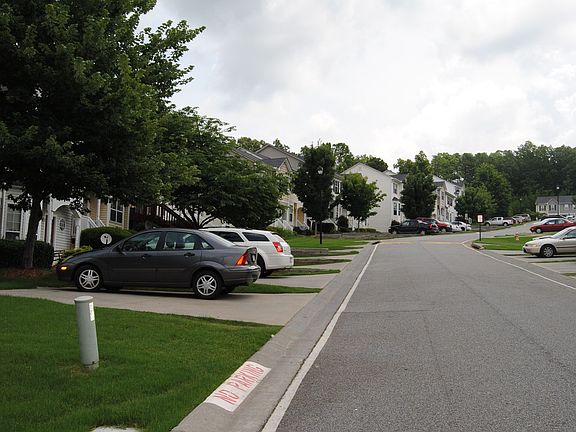 A view up the street