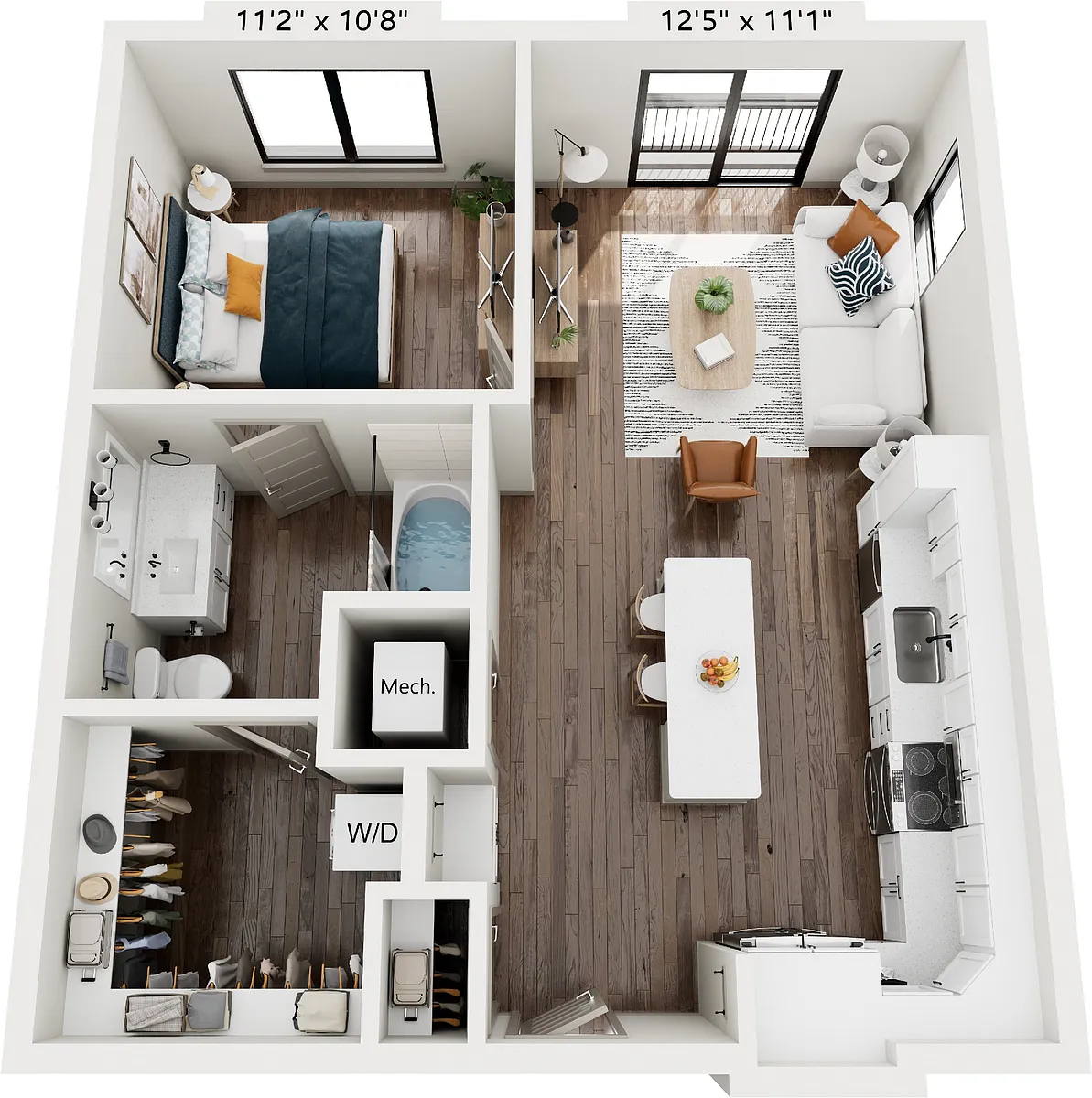 Floor plan A22