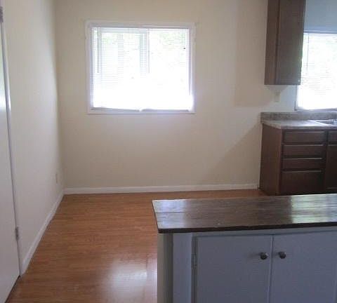 View from living room to dining area