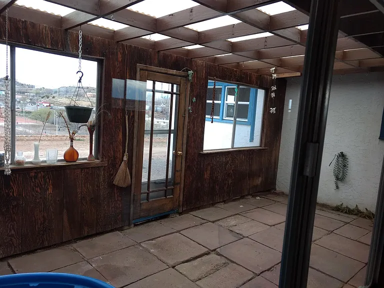 Inside sunroom /greenhouse