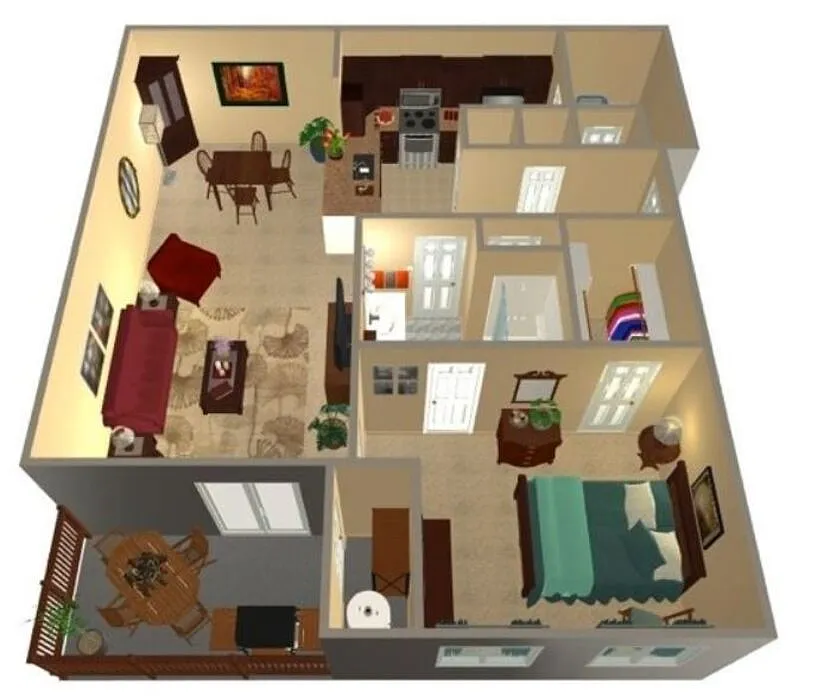 Floor plan Vermillion