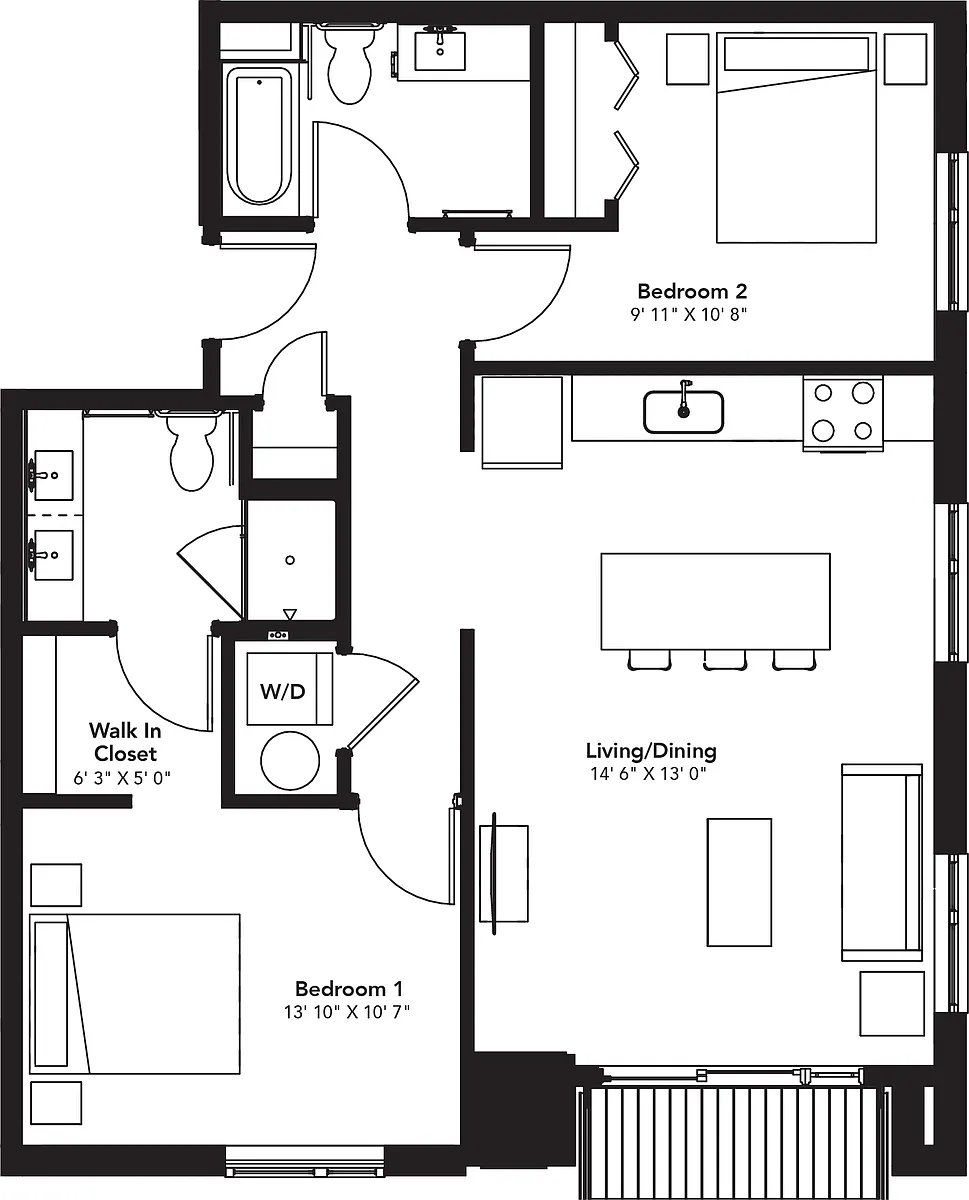 Floor plan B12-DDG