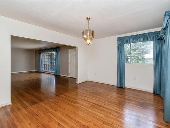 Dining Room with View to Living Room