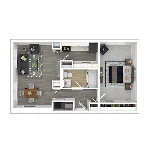 Floor plan 1 Bedroom