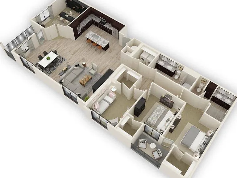 Rose | 3 Bed/2 Bath | 2,086-2,088 SF Rose | 3 Bed/2 Bath | 2,086-2,088 SF
