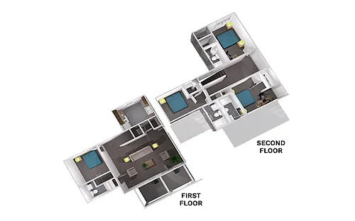 Floor plan 4x4 Manor