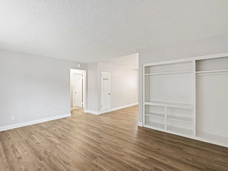 Living Room with cabinets