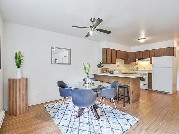 Separate dining area