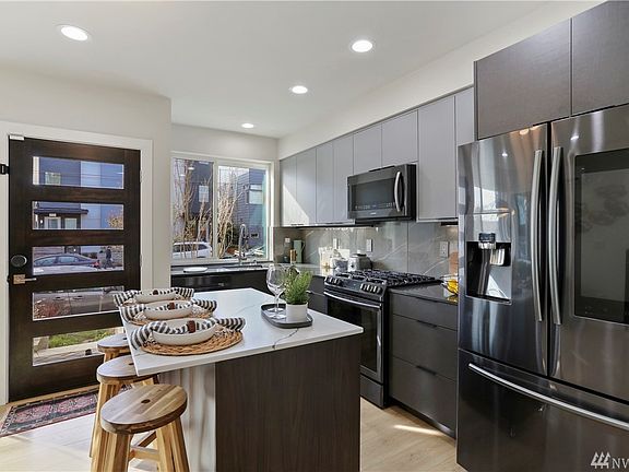 Kitchen with luxury appliances.