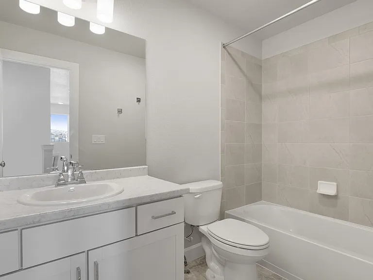 upper level tub/shower combo for secondary bath