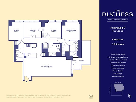 2nd image of 300 E 83rd St #Penthouse 21