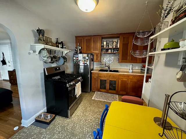 Kitchen with new appliances