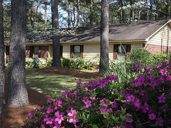 mature landscaping